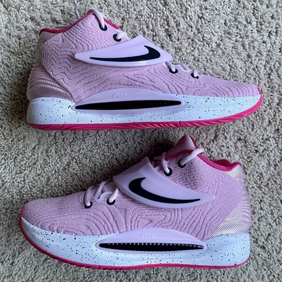 Nike KD14 Kay Yow Breast Cancer Sample Pink PE Basketball DV2497-600 - Picture 2 of 13
